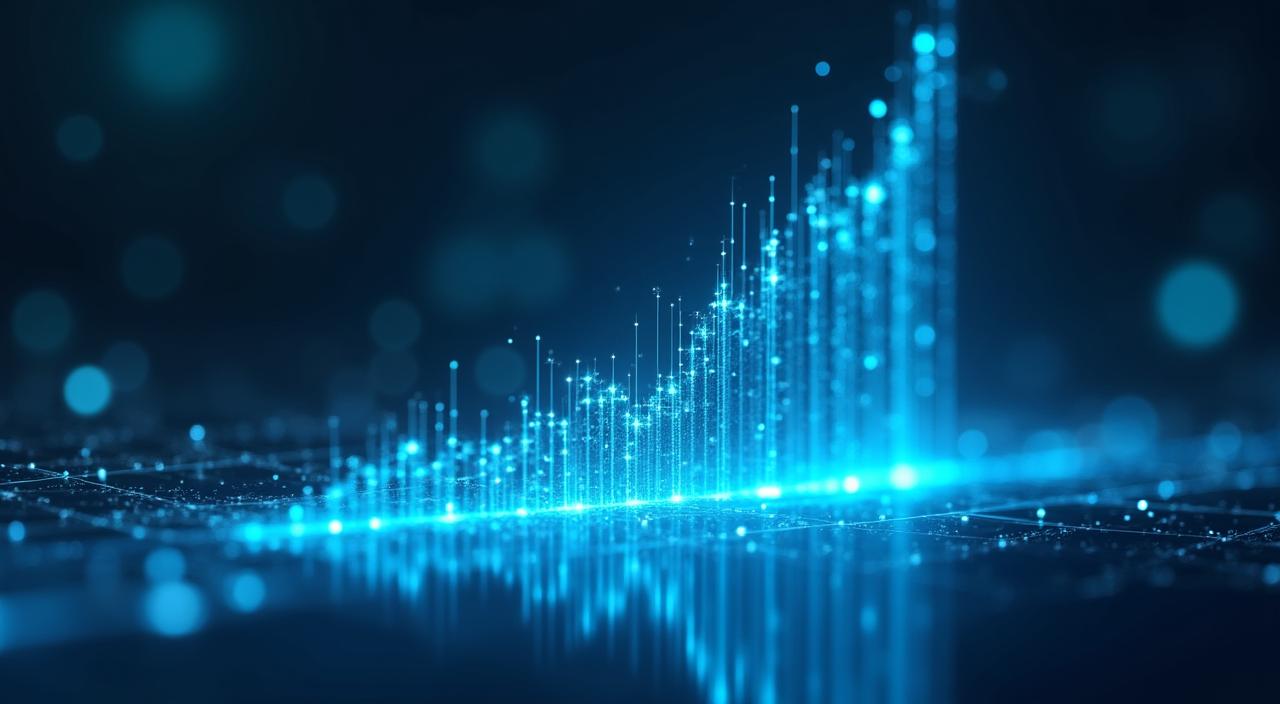 Concetto di analisi predittiva e intelligenza artificiale per il business