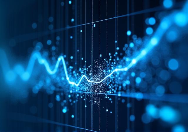 Grafico di analisi predittiva digitale